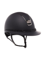 SAMSHIELD KASK MISS SHIELD 2.0 SHADOWMATT / CRYSTAL MEDLEY BLACK FB / CZARNY CHROME / CZARNY - Samshield Equishop