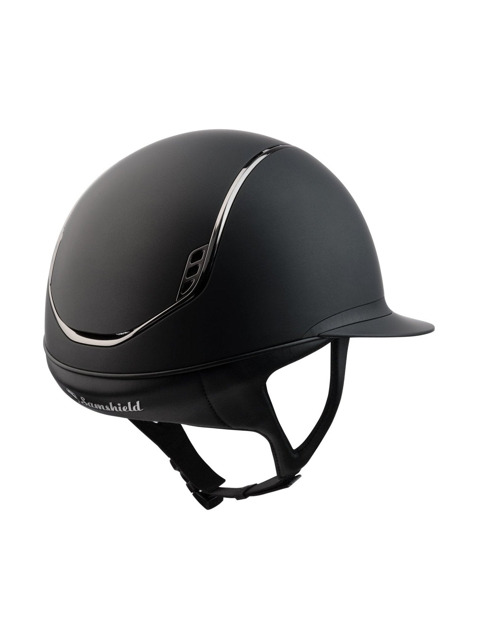 SAMSHIELD KASK MISS SHIELD 2.0 SHADOWMATT / CZARNY CHROM / CZARNY - Samshield Equishop