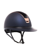 SAMSHIELD KASK MISS SHIELD 2.0 SHADOWMATT / LIZARD BLK TOP FRONTAL / MATT PINK GOLD / 5 SWARO / GRANATOWY - Samshield Equishop