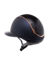 SAMSHIELD KASK MISS SHIELD 2.0 SHADOWMATT / LIZARD BLK TOP FRONTAL / MATT PINK GOLD / 5 SWARO / GRANATOWY - Samshield Equishop