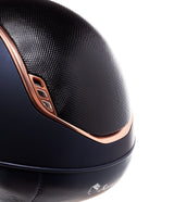 SAMSHIELD KASK MISS SHIELD 2.0 SHADOWMATT / LIZARD BLK TOP FRONTAL / MATT PINK GOLD / 5 SWARO / GRANATOWY - Samshield Equishop