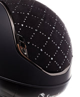 SAMSHIELD KASK MISS SHIELD 2.0 SHADOWMATT / LOZENGE SWARO BLK TOP FRONTAL / BLACK CHROME / CZARNY - Samshield Equishop