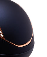 SAMSHIELD KASK MISS SHIELD 2.0 SHADOWMATT / MATT PINK GOLD / GRANATOWY - Samshield Equishop