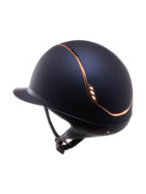SAMSHIELD KASK MISS SHIELD 2.0 SHADOWMATT / MATT PINK GOLD / GRANATOWY - Samshield Equishop