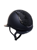 SAMSHIELD KASK MISS SHIELD 2.0 SHADOWMATT / SPARKLING ULTRA FINE ROCK TOP FB / CZARNY CHROME / CZARNY - Samshield Equishop