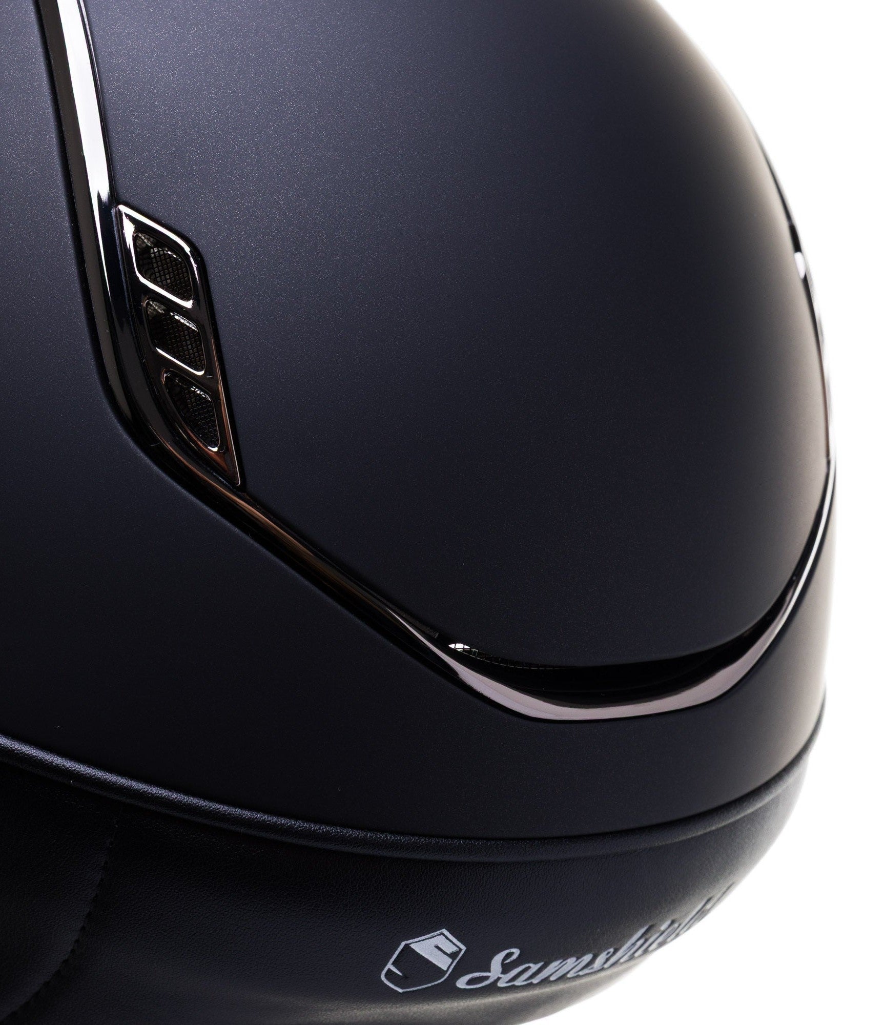 SAMSHIELD KASK MISS SHIELD 2.0 SHADOWMATT / ULTRA FINE ROCK FB / CZARNY CHROME / CZARNY - Samshield Equishop