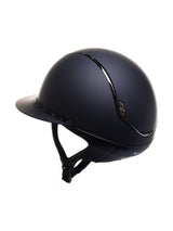 SAMSHIELD KASK MISS SHIELD 2.0 SHADOWMATT / ULTRA FINE ROCK FB / CZARNY CHROME / CZARNY - Samshield Equishop