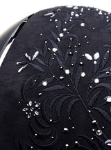 SAMSHIELD KASK MISS SHIELD 2.0 SHADOWMATT/FLOWER SWARO JEWEL/BLACK SHINE FRAME/CZARNY - Samshield Equishop