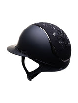 SAMSHIELD KASK MISS SHIELD 2.0 SHADOWMATT/FLOWER SWARO JEWEL/BLACK SHINE FRAME/CZARNY - Samshield Equishop