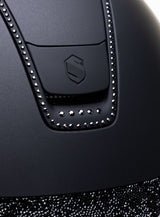 SAMSHIELD KASK MISS SHIELD 2.0 SHADOWMATT/SPARKLING ULTRA FINE ROCK/MATT FRAME/300 SWARO/CZARNY - Samshield Equishop