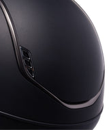 SAMSHIELD KASK MISS SHIELD 2.0/FLOWER SWARO JEWELRY FRONT/CHROME/TITANIUM TRIM/ CZARNY - Samshield Equishop