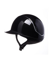 SAMSHIELD KASK MISS SHIELD SHADOWGLOSSY 2.0 / 5 SWAROVSKI / CHROME / CZARNY - Samshield Equishop