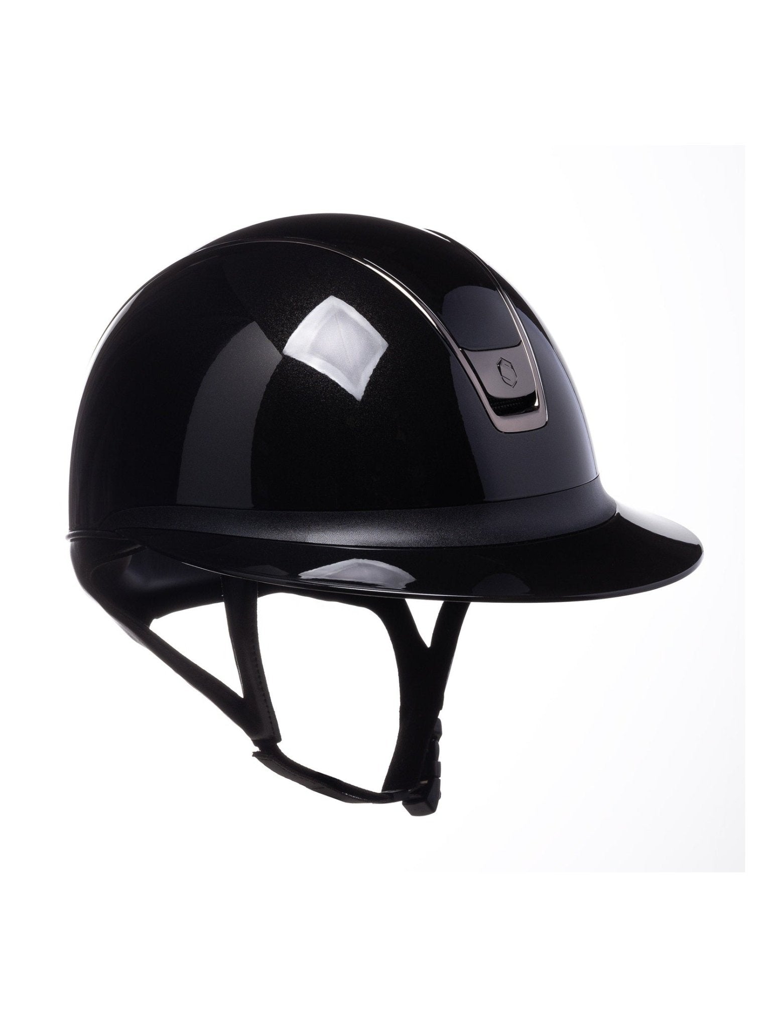 SAMSHIELD KASK MISS SHIELD SHADOWGLOSSY 2.0 / CZARNY CHROM / CZARNY - Samshield Equishop