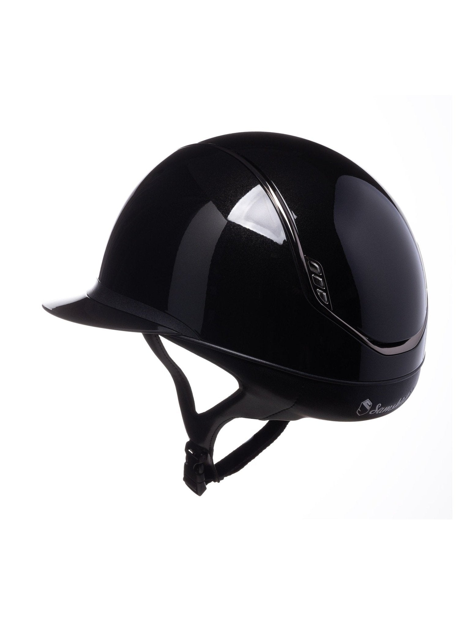 SAMSHIELD KASK MISS SHIELD SHADOWGLOSSY 2.0 / CZARNY CHROM / CZARNY - Samshield Equishop