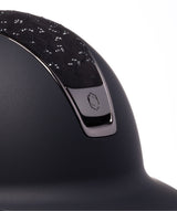 SAMSHIELD KASK SHADOWMATT 2.0 / CRYSTAL LEAF BLACK TOP / BLACK CHROME / CZARNY - Samshield Equishop