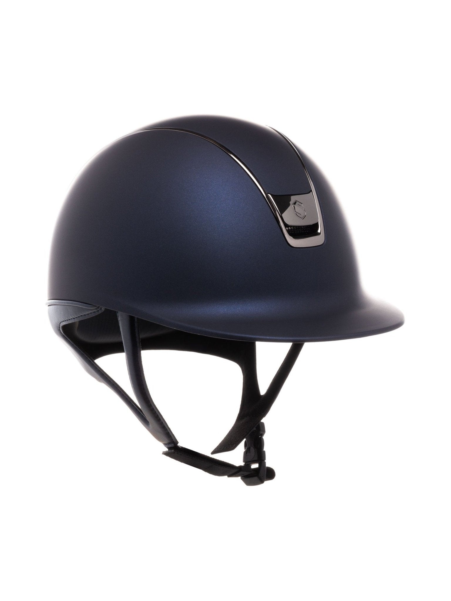 SAMSHIELD KASK SHADOWMATT 2.0 / CZARNY CHROM / CZARNY CHROM / GRANATOWY - Samshield Equishop