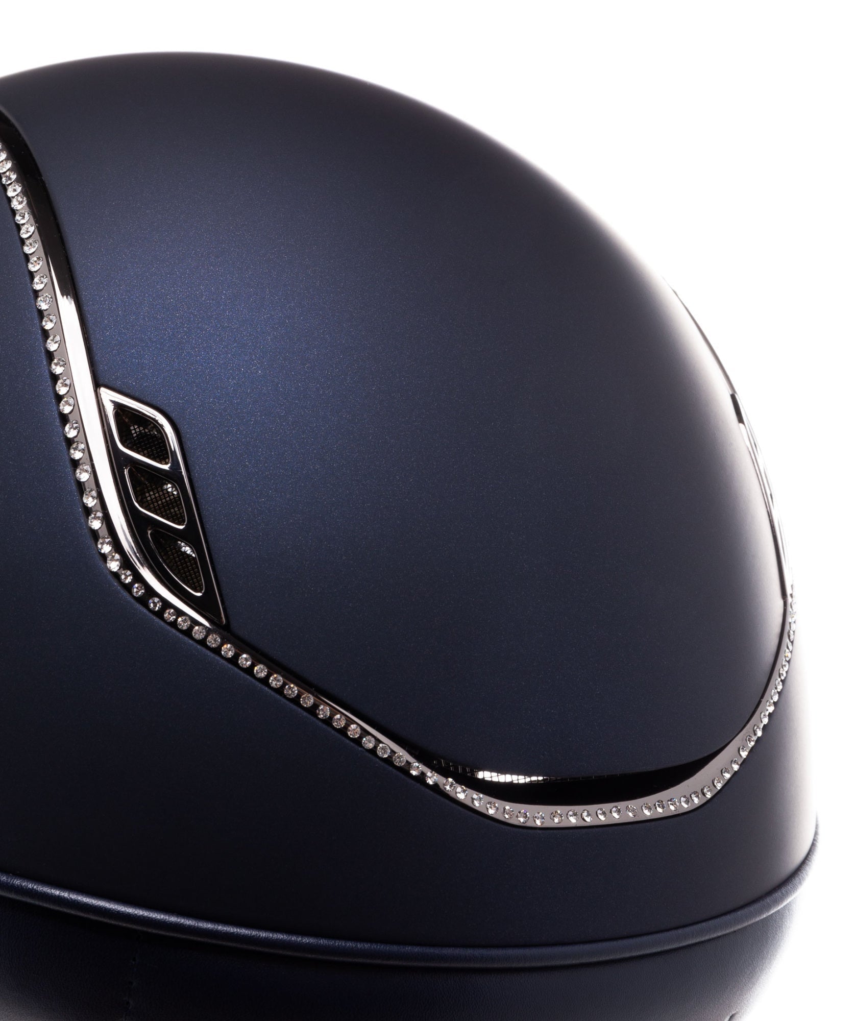 SAMSHIELD KASK SHADOWMATT 2.0 / CZARNY CHROM FULL SWARO / CZARNY CHROM / GRANTOWY - Samshield Equishop