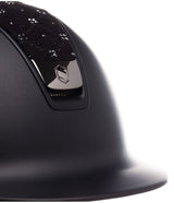 SAMSHIELD KASK SHADOWMATT 2.0 / FLOWER SWARO TOP / MAT BLACK / CZARNY CHROM / CZARNY - Samshield Equishop