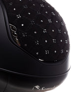 SAMSHIELD KASK SHADOWMATT 2.0 / FLOWER SWARO TOP / MAT BLACK / CZARNY CHROM / CZARNY - Samshield Equishop