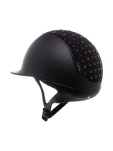 SAMSHIELD KASK SHADOWMATT 2.0 / FLOWER SWARO TOP / MAT BLACK / CZARNY CHROM / CZARNY - Samshield Equishop