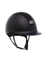 SAMSHIELD KASK SHADOWMATT 2.0 / FLOWER SWARO TOP / MAT BLACK / CZARNY CHROM / CZARNY - Samshield Equishop