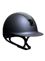 SAMSHIELD KASK SHADOWMATT / CRYST FAB PARADISE SHINE TOP / CZARNY CHROME / GRANATOWY - Samshield Equishop
