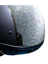 SAMSHIELD KASK SHADOWMATT / CRYST FAB PARADISE SHINE TOP / CZARNY CHROME / GRANATOWY - Samshield Equishop