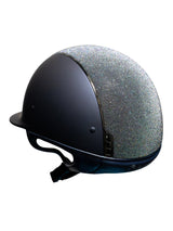 SAMSHIELD KASK SHADOWMATT / CRYST FAB PARADISE SHINE TOP / CZARNY CHROME / GRANATOWY - Samshield Equishop