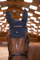 SAMSHIELD NAUSZNIKI DLA KONIA FLYSHIELD SWAROVSKI - SAMSHIELD Equishop