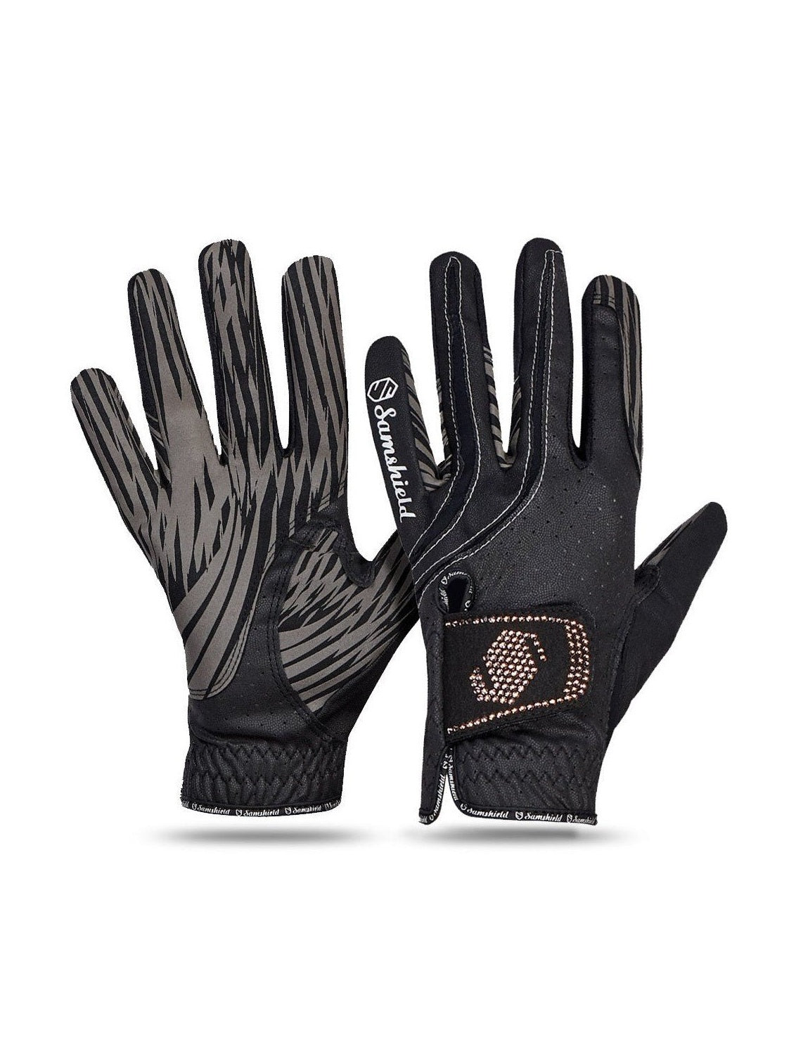 SAMSHIELD RĘKAWICZKI V - SKIN SWAROVSKI ROSE GOLD - Samshield Equishop
