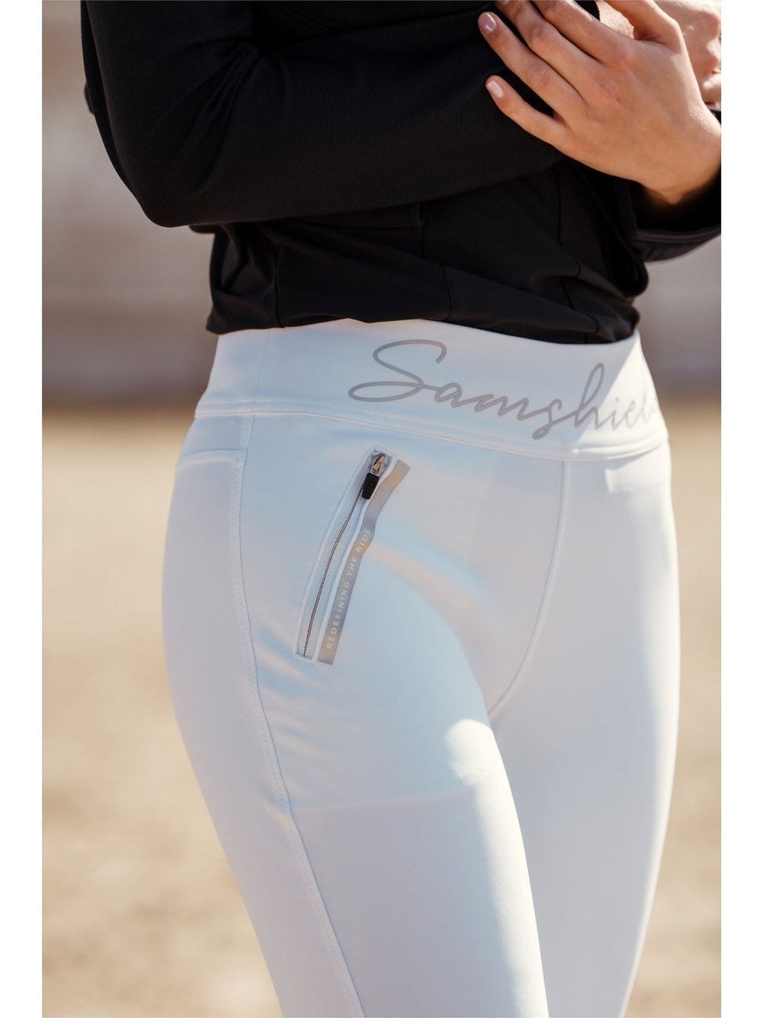 SAMSHIELD TESSA LEGGINSY JEŹDZIECKIE Z PEŁNYM LEJEM DAMSKIE - Samshield Equishop