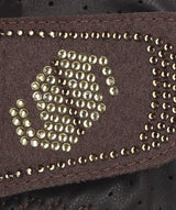 SAMSHIELD V - SKIN SWAROVSKI RĘKAWICZKI JEŹDZIECKIE BRĄZOWE - Samshield Equishop