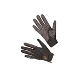SAMSHIELD V-SKIN SWAROVSKI RĘKAWICZKI JEŹDZIECKIE BRĄZOWE