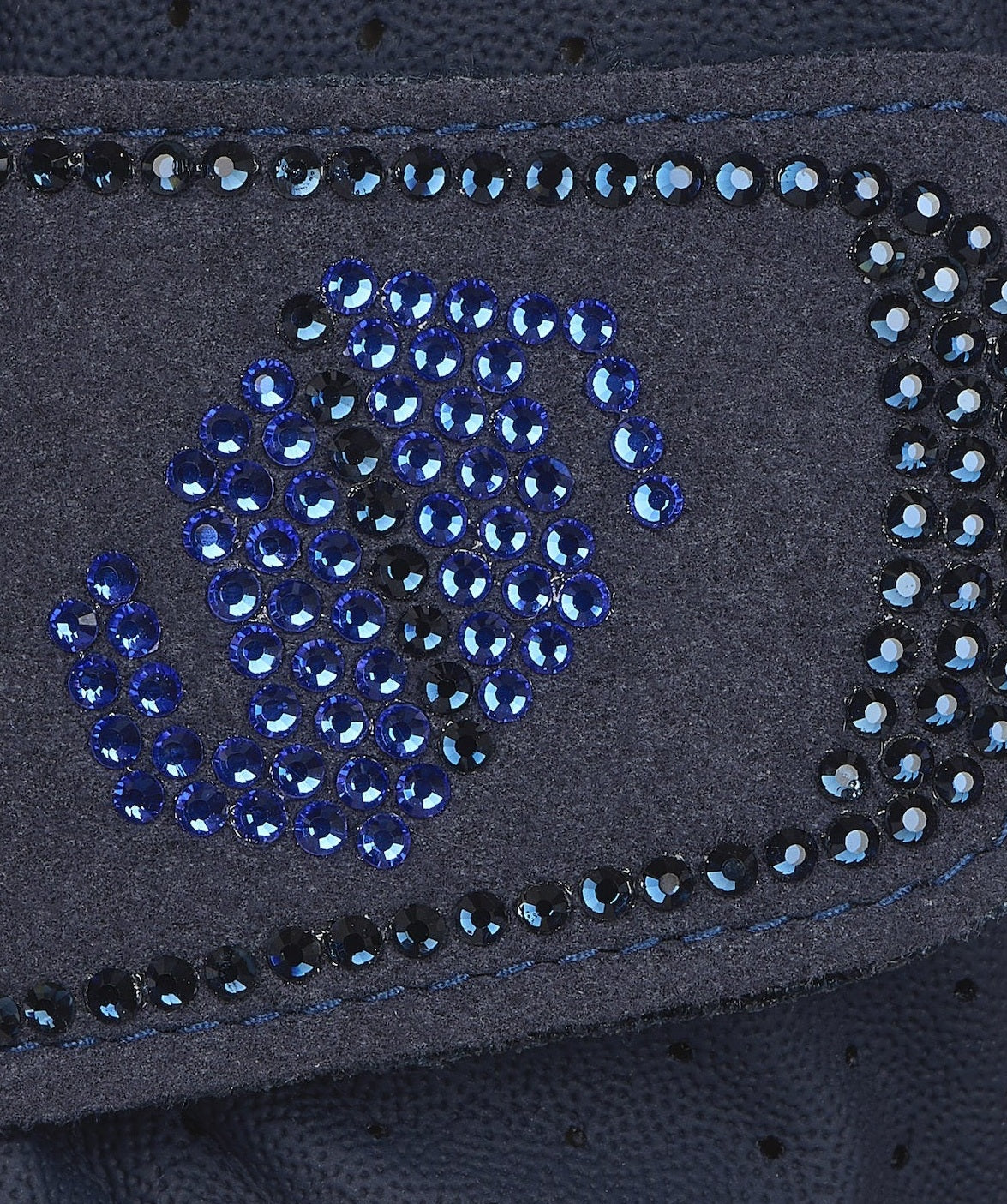 SAMSHIELD V-SKIN SWAROVSKI RIDING GLOVES BLUE