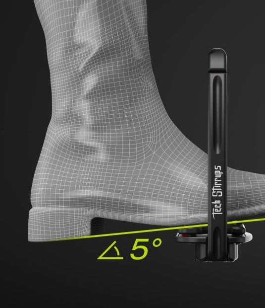 TECH STIRRUPS STRZEMIONA JEŹDZIECKIE Z AMORTYZACJĄ VENICE PLUS EVO CONTRAST EDITION