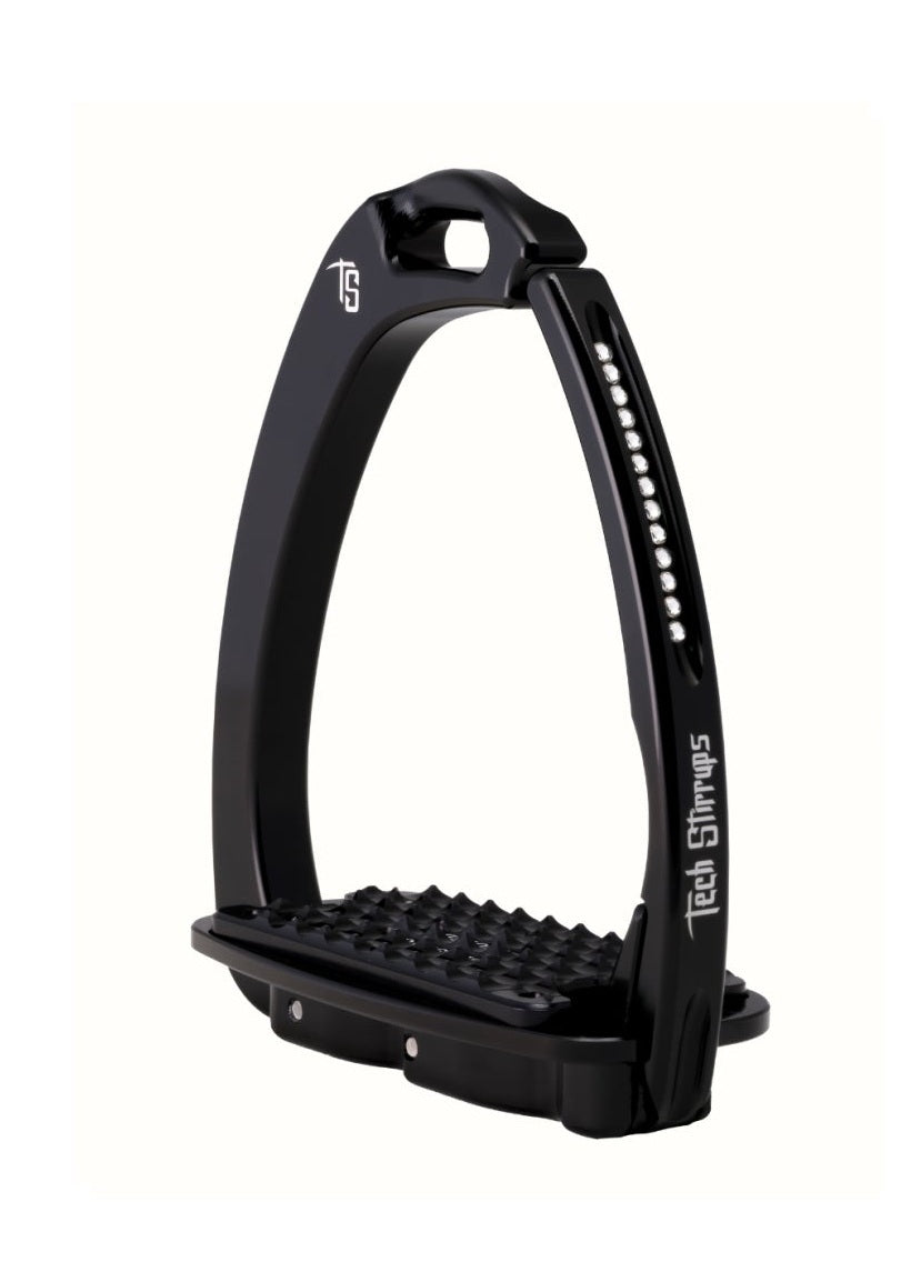 TECH STIRRUPS STRZEMIONA JEŹDZIECKIE Z AMORTYZACJĄ VENICE PLUS EVO SWAROVSKI