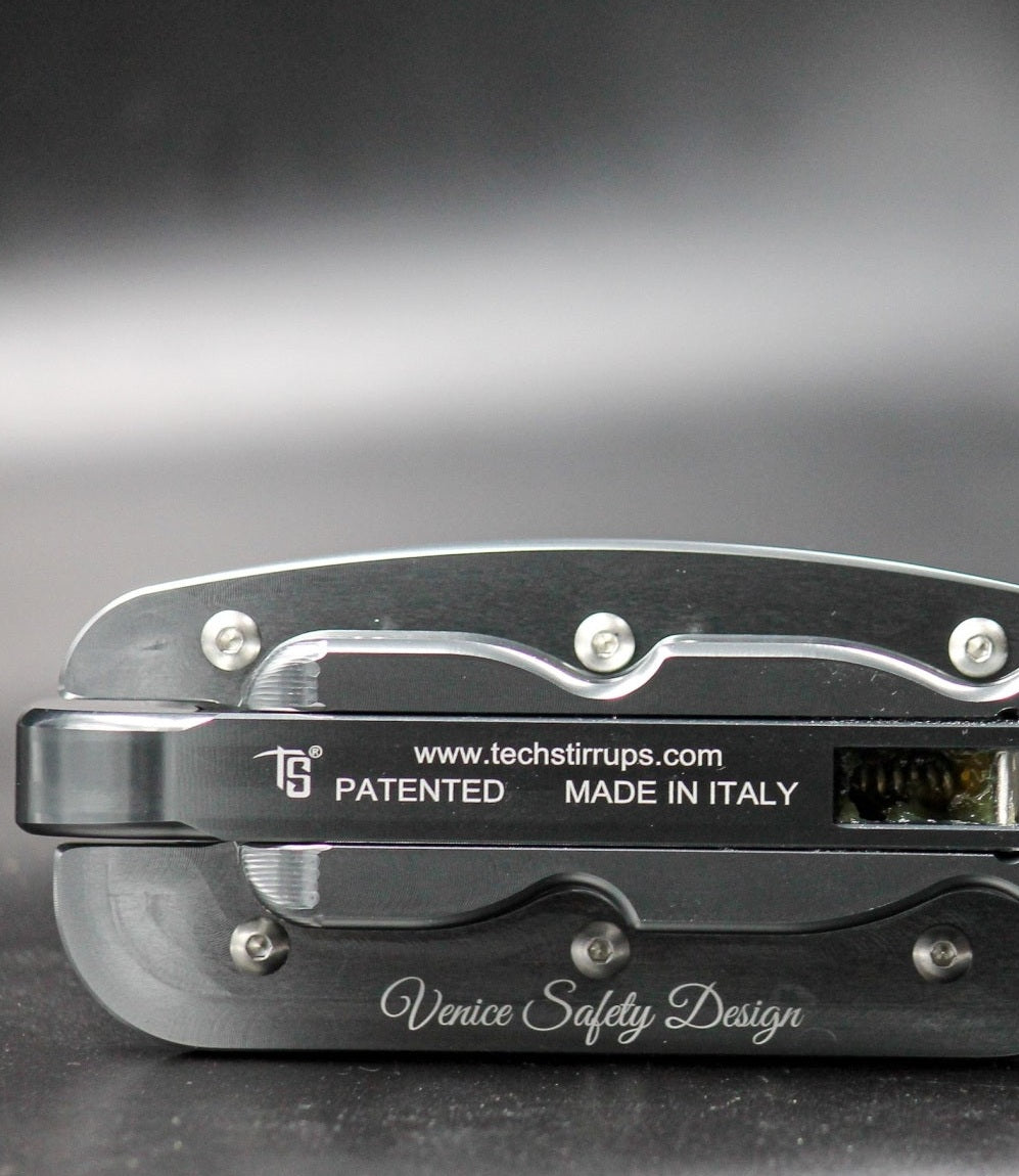 TECH STIRRUPS STRZEMIONA JEŹDZIECKIE Z AMORTYZACJĄ VENICE PLUS EVO