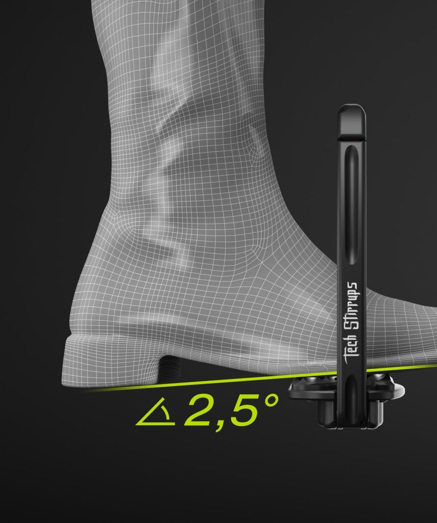 TECH STIRRUPS STRZEMIONA JEŹDZIECKIE Z NACHYLONĄ STOPKĄ VENICE SLOPED EVO