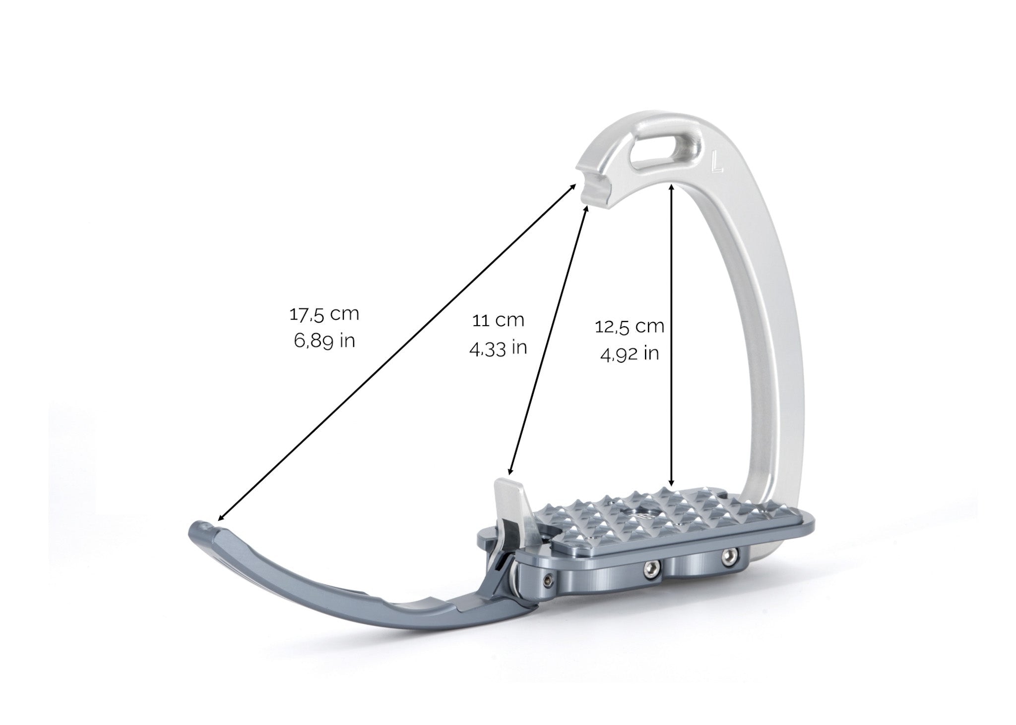 TECH STIRRUPS BEZPIECZNE STRZEMIONA JEŹDZIECKIE VENICE FLAT EVO CONTRAST EDITION - Tech Stirrups Equishop