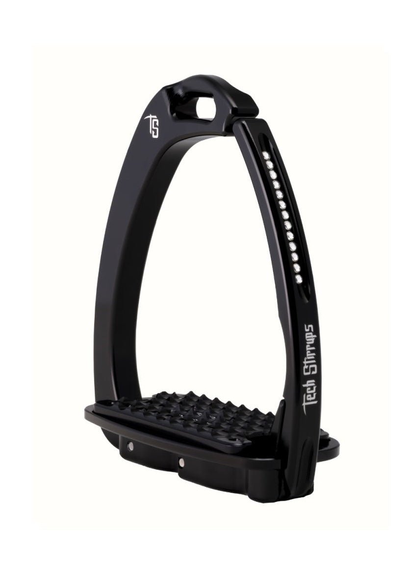 TECH STIRRUPS STRZEMIONA JEŹDZIECKIE Z AMORTYZACJĄ VENICE PLUS EVO SWAROVSKI - Tech Stirrups Equishop