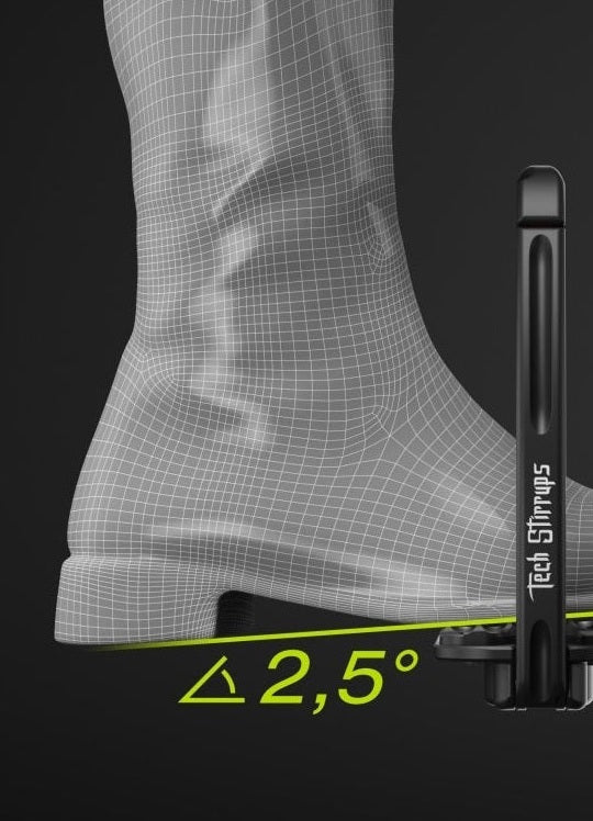 TECH STIRRUPS UJEŻDŻENIOWE STRZEMIONA JEŹDZIECKIE VENICE DRESSAGE SLOPED - Tech Stirrups Equishop
