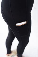 TRUE RIDER AIR MESH LEGGINSY JEŹDZIECKIE Z PEŁNYM LEJEM DAMSKIE