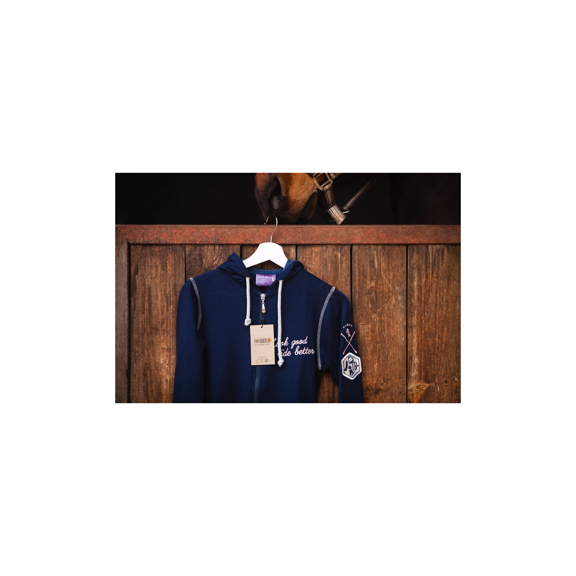 TRUE RIDER BLUZA JEŹDZIECKA LOOK GOOD RIDE BETTER DAMSKA