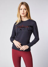 VESTRUM CAMPIGLIO BAWEŁNIANA BLUZA JEŹDZIECKA DAMSKA - Vestrum Equishop