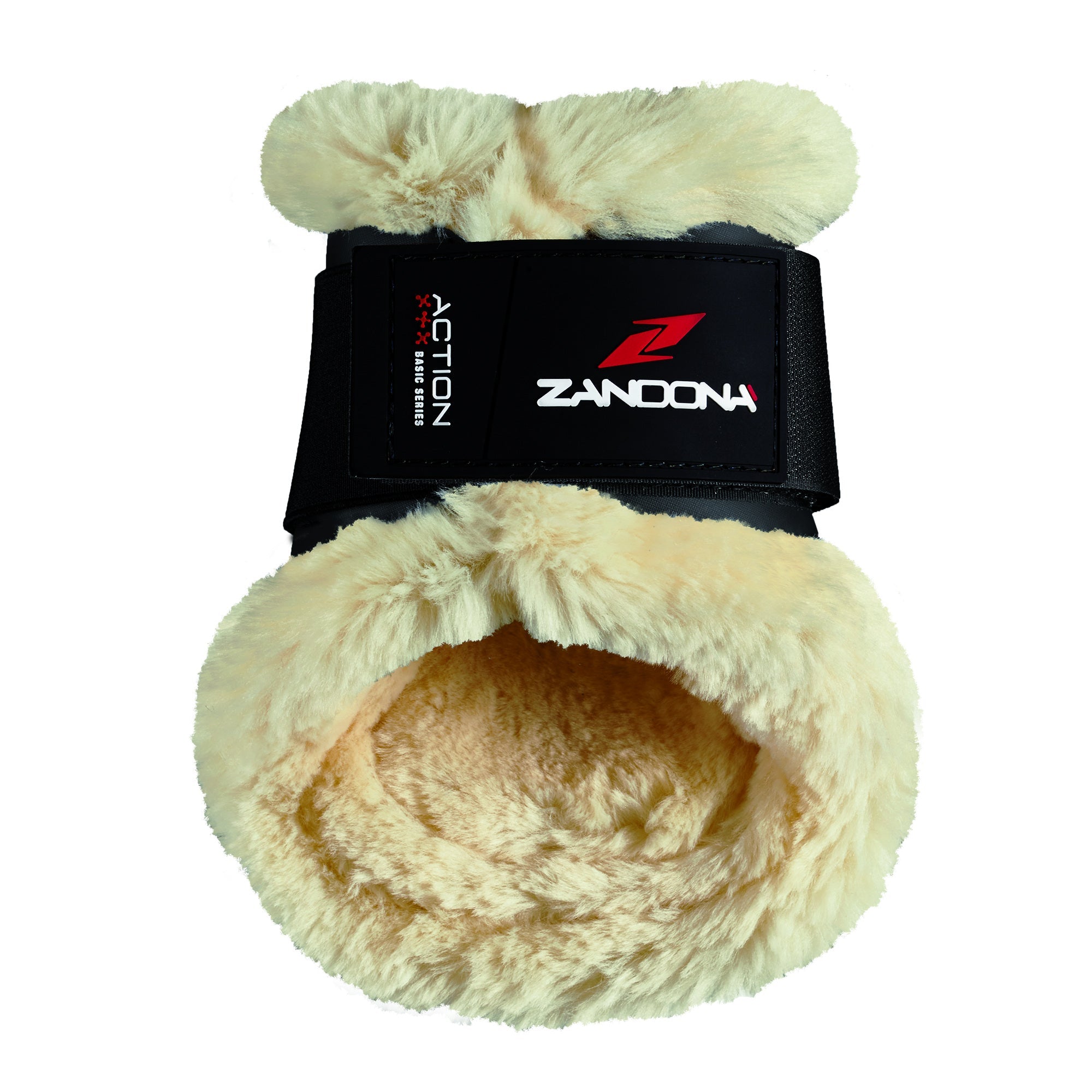 ZANDONA OCHRANIACZE DLA KONIA Z FUTREM ACTION TECHNO - FUR FETLOCK TYŁ - Zandonà Equishop