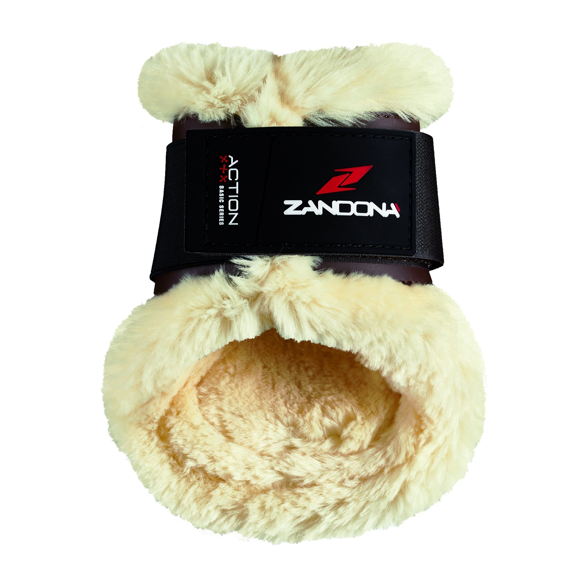 ZANDONA OCHRANIACZE DLA KONIA Z FUTREM ACTION TECHNO - FUR FETLOCK TYŁ - Zandonà Equishop