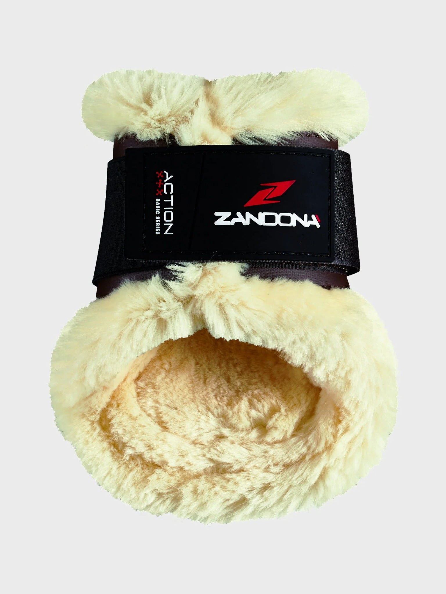 ZANDONA OCHRANIACZE DLA KONIA Z FUTREM ACTION TECHNO - FUR FETLOCK TYŁ - Zandonà Equishop