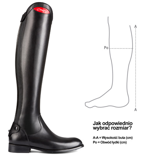 Jak dobrać odpowiedni rozmiar oficerek jeździeckich Animo?