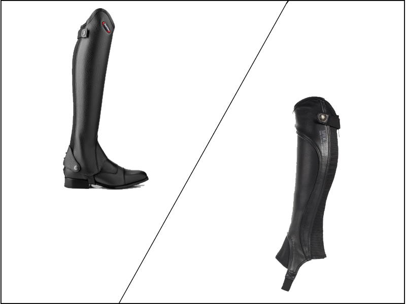 Czapsy jeździeckie vs. sztylpy