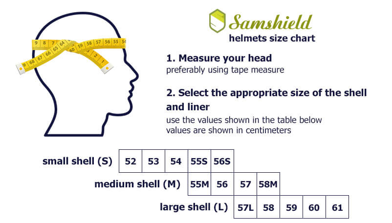 Samshield Size Chart